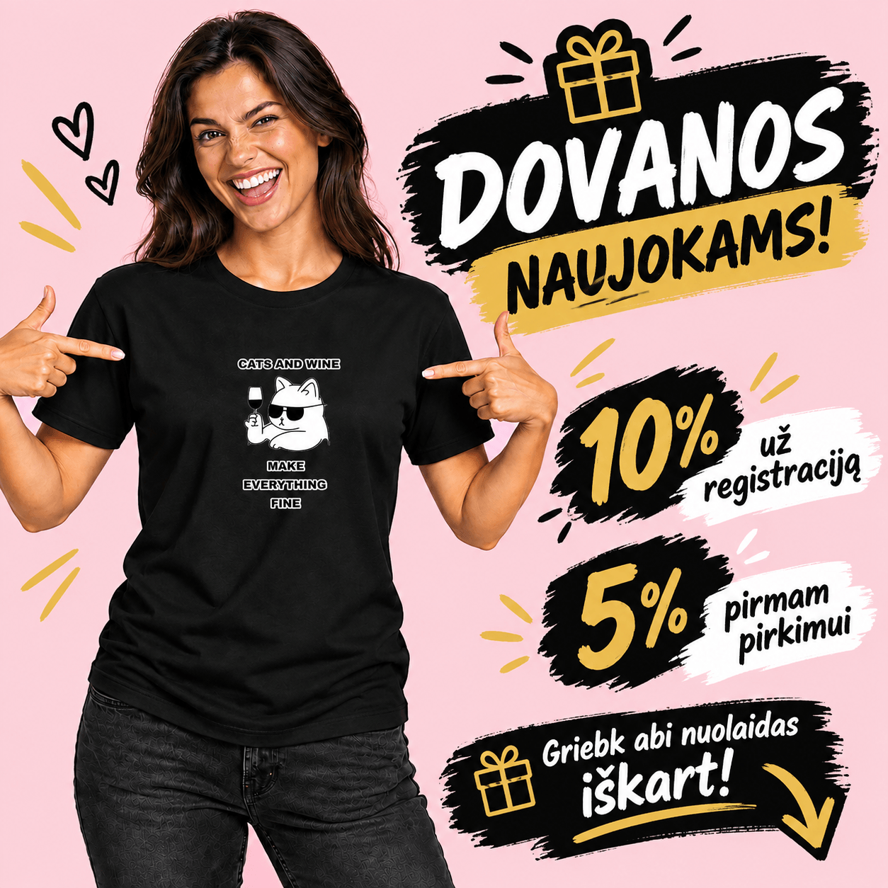 Dovanos naujokams