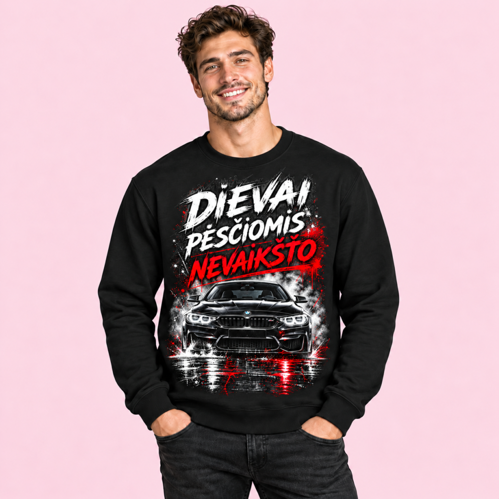dievai pĖsČiomis nevaikŠto sweatshirt portrait